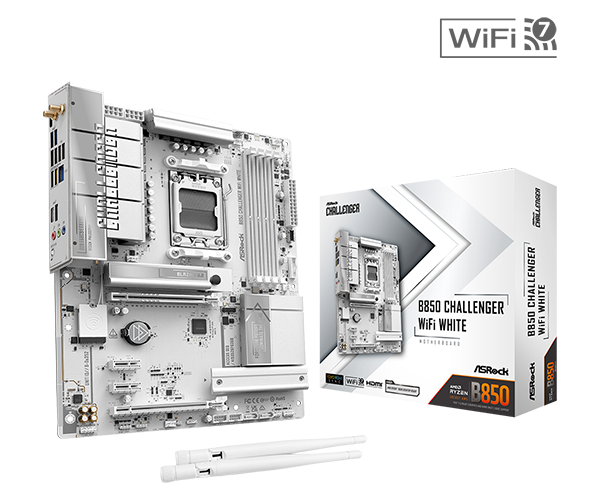 B850 Challenger WiFi White